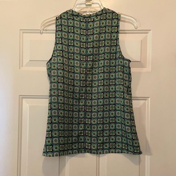 J. CREW-CUTE GREEN & BLUE TOP WITH BUTTONS SIZE 6 - Picture 2 of 9